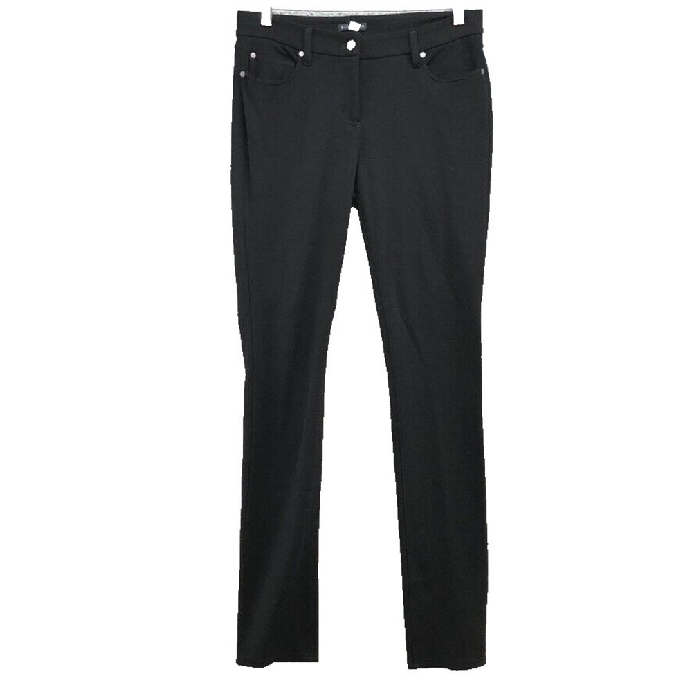 Eileen Fisher Dress Pants Womens Small Black Skinny Stretch Business New Career